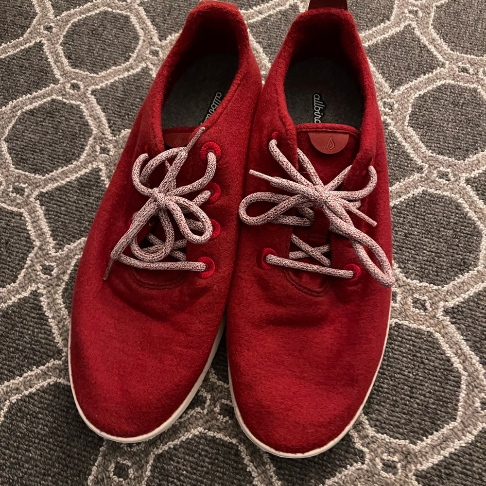 Red all birds men size 13